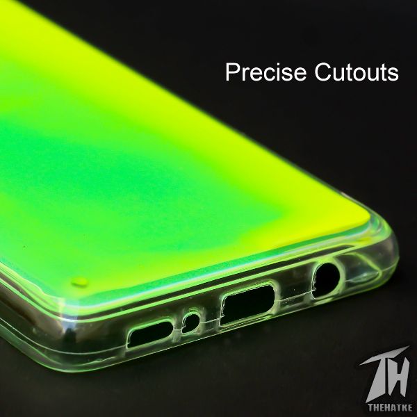 Green Glow in Dark Silicone Case for Samsung A32 4g