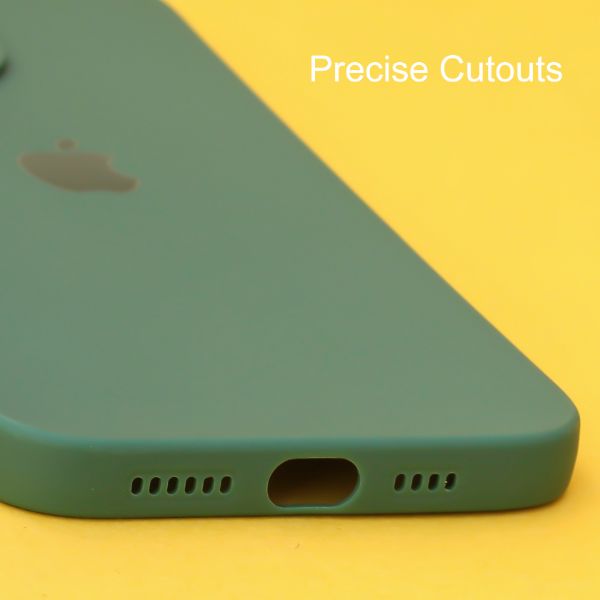 Dark Green Spazy Silicone Case for Apple Iphone 12 Pro Max