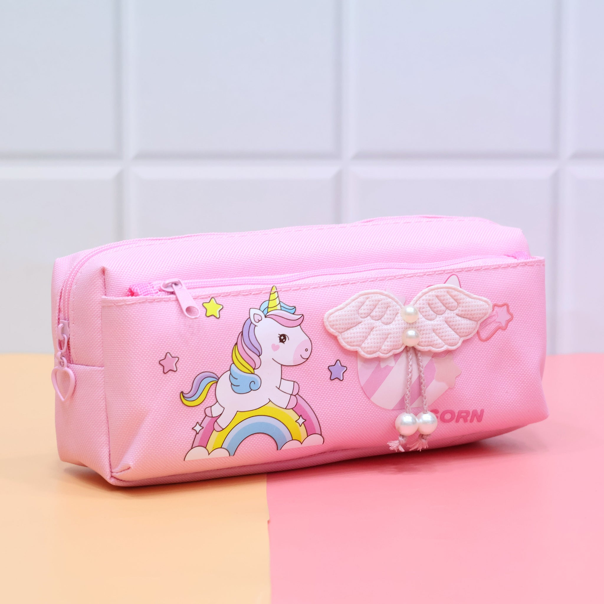 Rainbow Unicorn Wings Pencil Pouch
