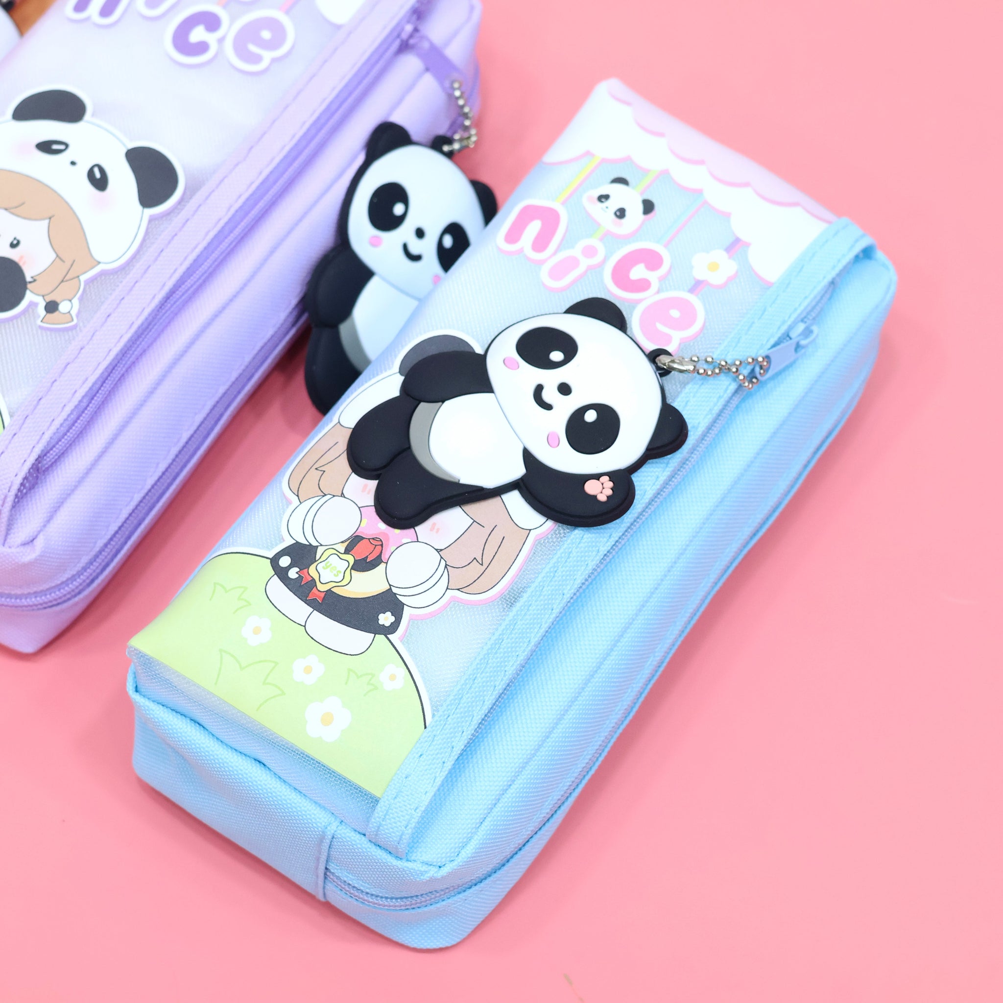 Cute Panda Girl Pencil Pouch