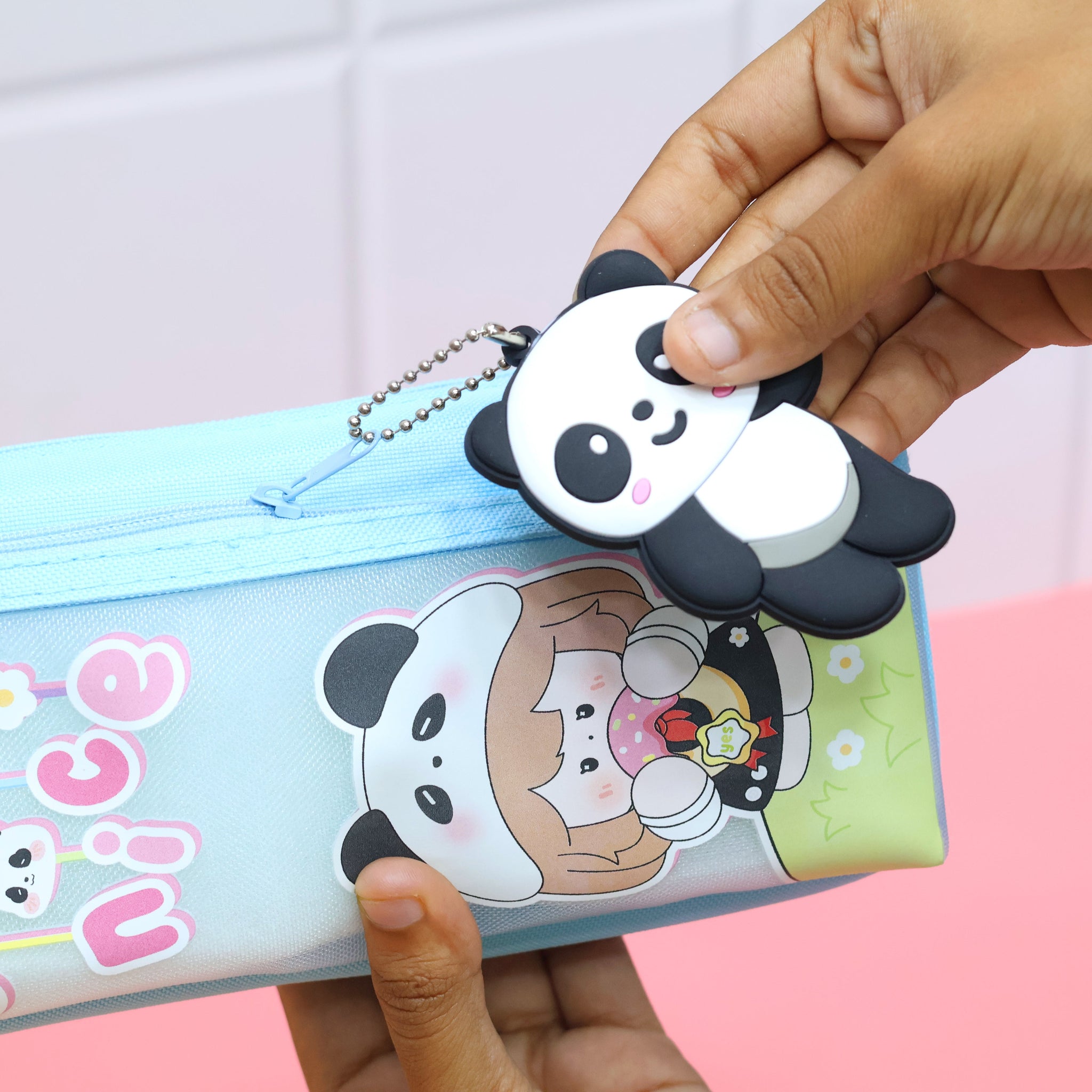 Cute Panda Girl Pencil Pouch