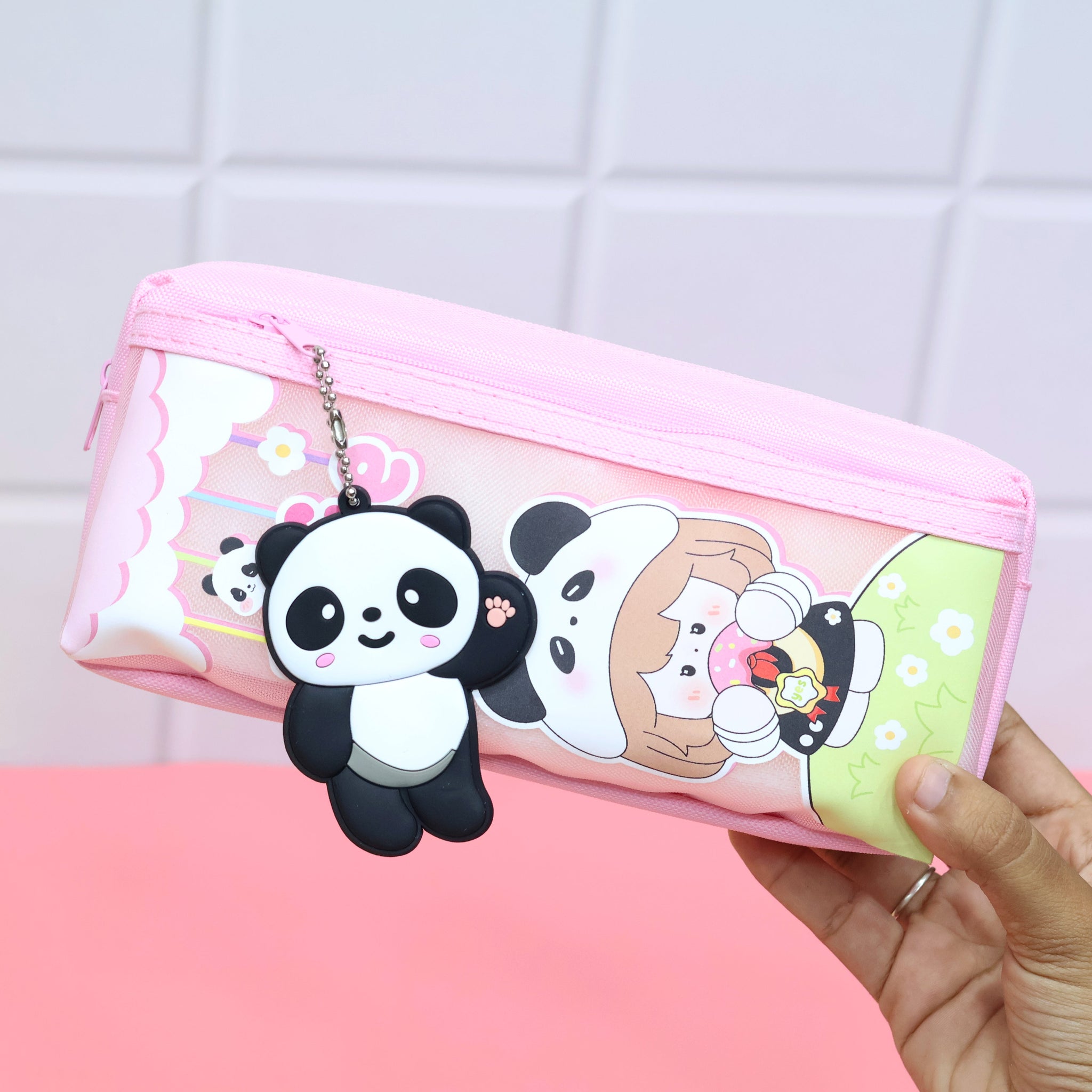 Cute Panda Girl Pencil Pouch
