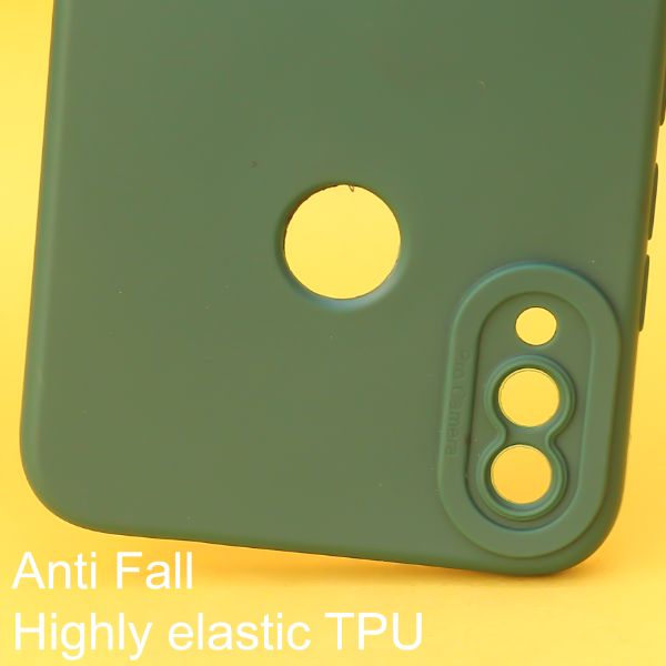 Dark Green Spazy Silicone Case for Redmi Note 7 Pro