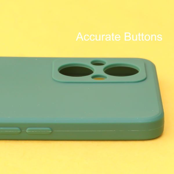 Dark Green candy  Silicone Case for Oppo F21 Pro 5g