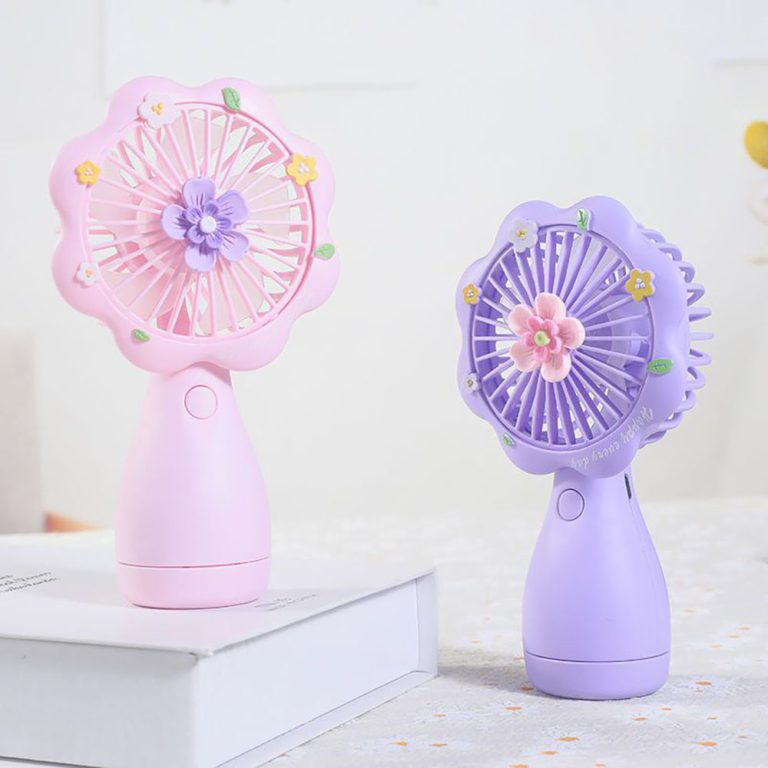 Stay Fresh & Floral with Mini Handheld Fan