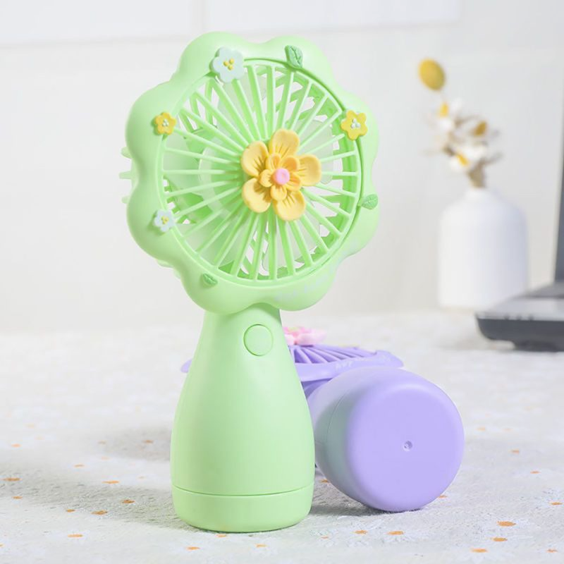Stay Fresh & Floral with Mini Handheld Fan