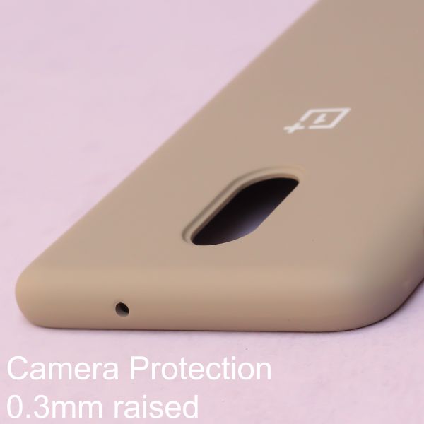 Brown Original Silicone case for Oneplus 6t