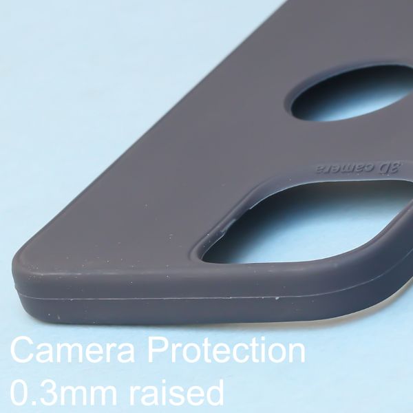 Dark Blue Spazy Logo Cut Silicone Case for Apple Iphone 12