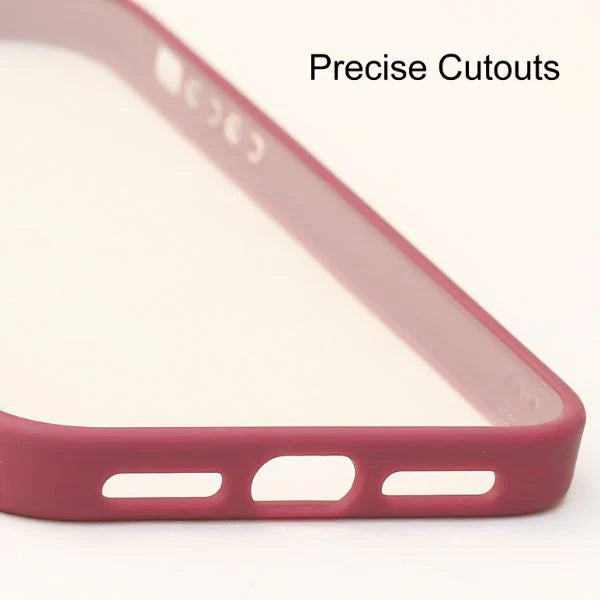 Mehroon Metal Safe Transparent Case for Apple iphone X/xs