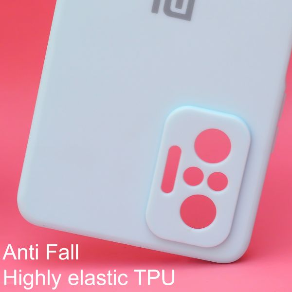 Light Blue Candy Silicone Case for Redmi note 10 Pro