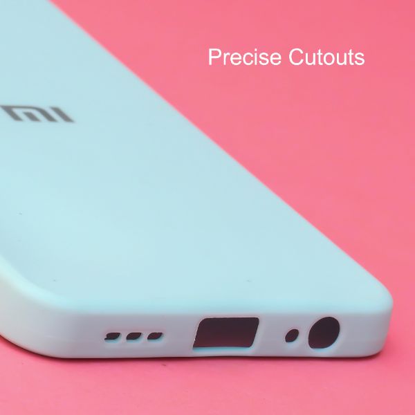 Light Blue Candy Silicone Case for Redmi note 10 4g