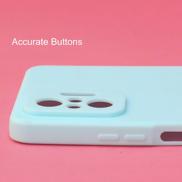 Light Blue Candy Silicone Case for Redmi note 10 Pro