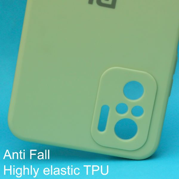 Light Green Candy Silicone Case for Redmi Note 10 4g