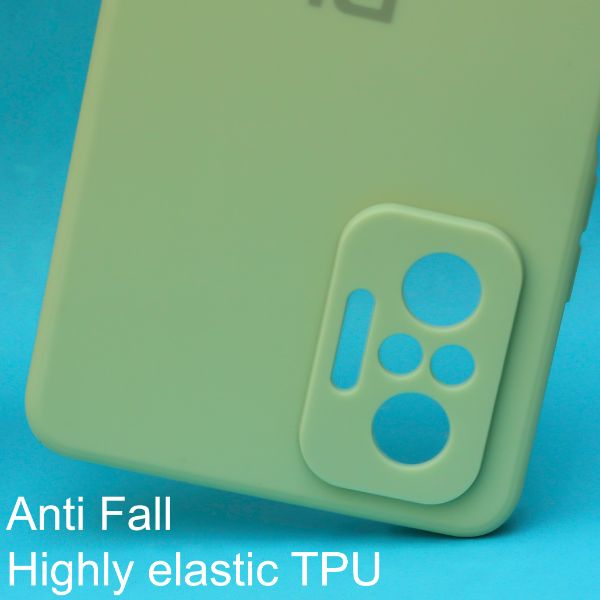 Light Green Candy Silicone Case for Redmi Note 10 Pro