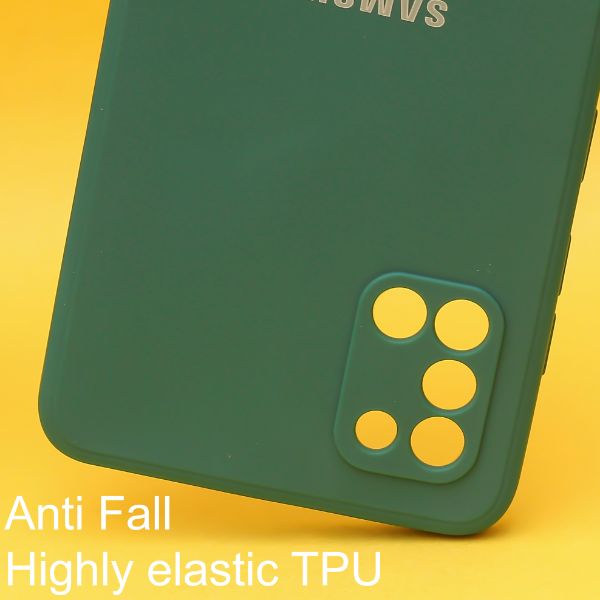 Dark Green Candy Silicone Case for Samsung A31