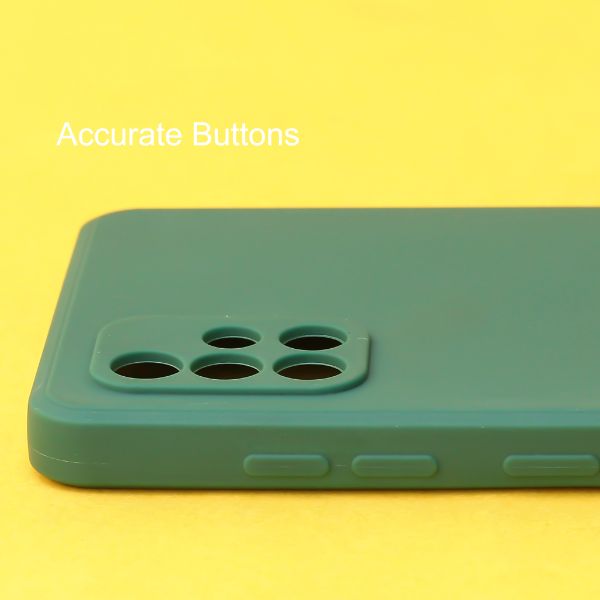 Dark Green Candy Silicone Case for Samsung A71