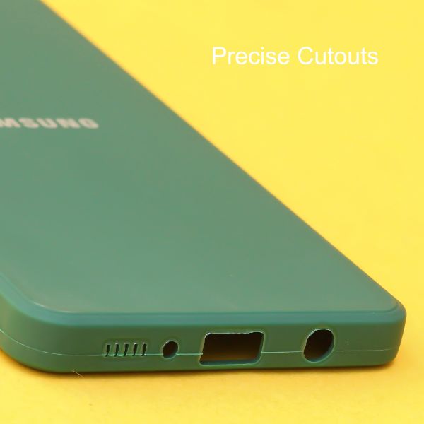 Dark Green Candy Silicone Case for Samsung A71