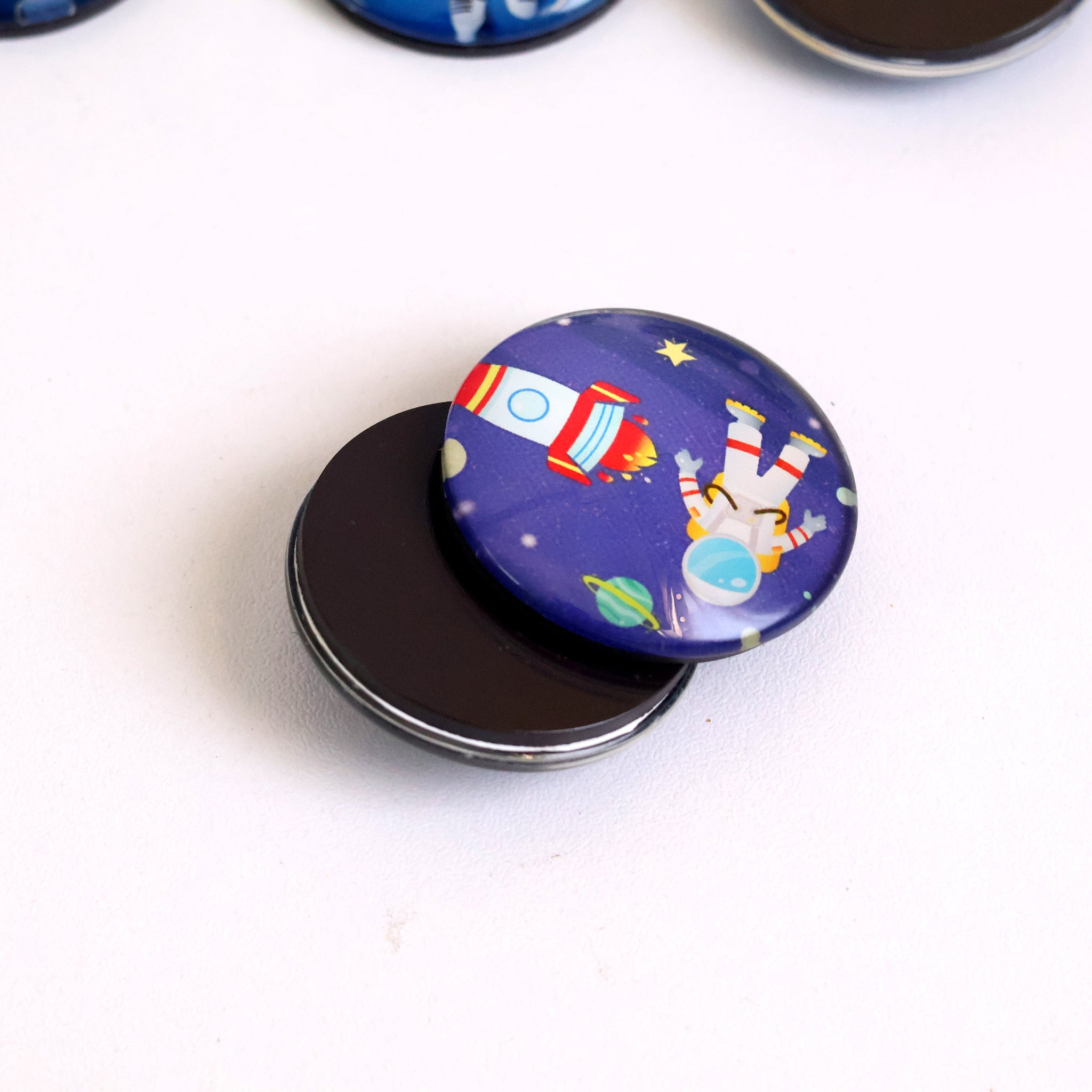 Space Fridge Magnet Fun! – Round & Ready for Adventure!