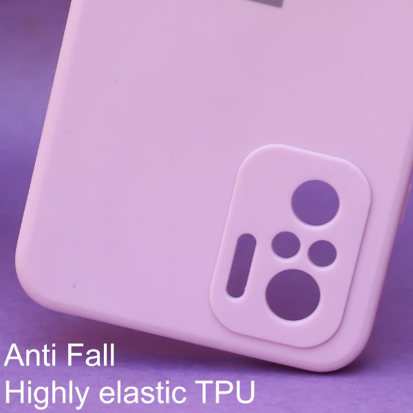 Purple Candy Silicone Case for Redmi Note 10 4g