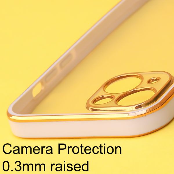 Rose Gold Electroplated Transparent Case for Apple iphone 13