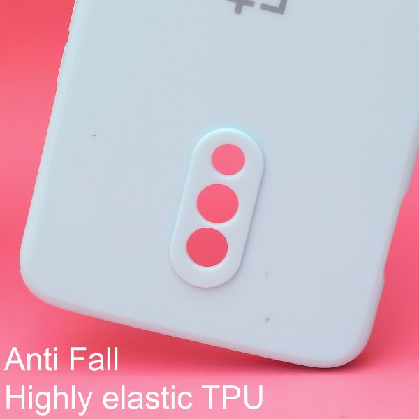 Light Blue Candy Silicone Case for Oneplus 7