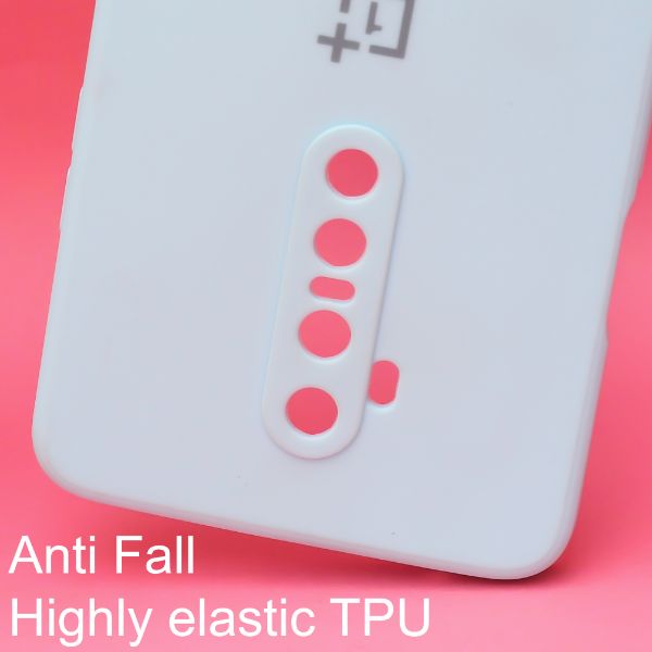 Light Blue Candy Silicone Case for Oneplus 7 Pro
