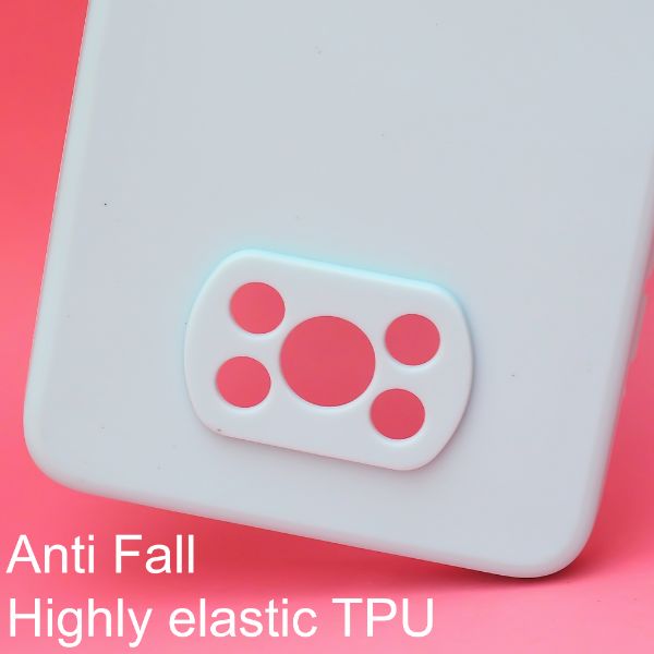 Light Blue Candy Silicone Case for Poco X3