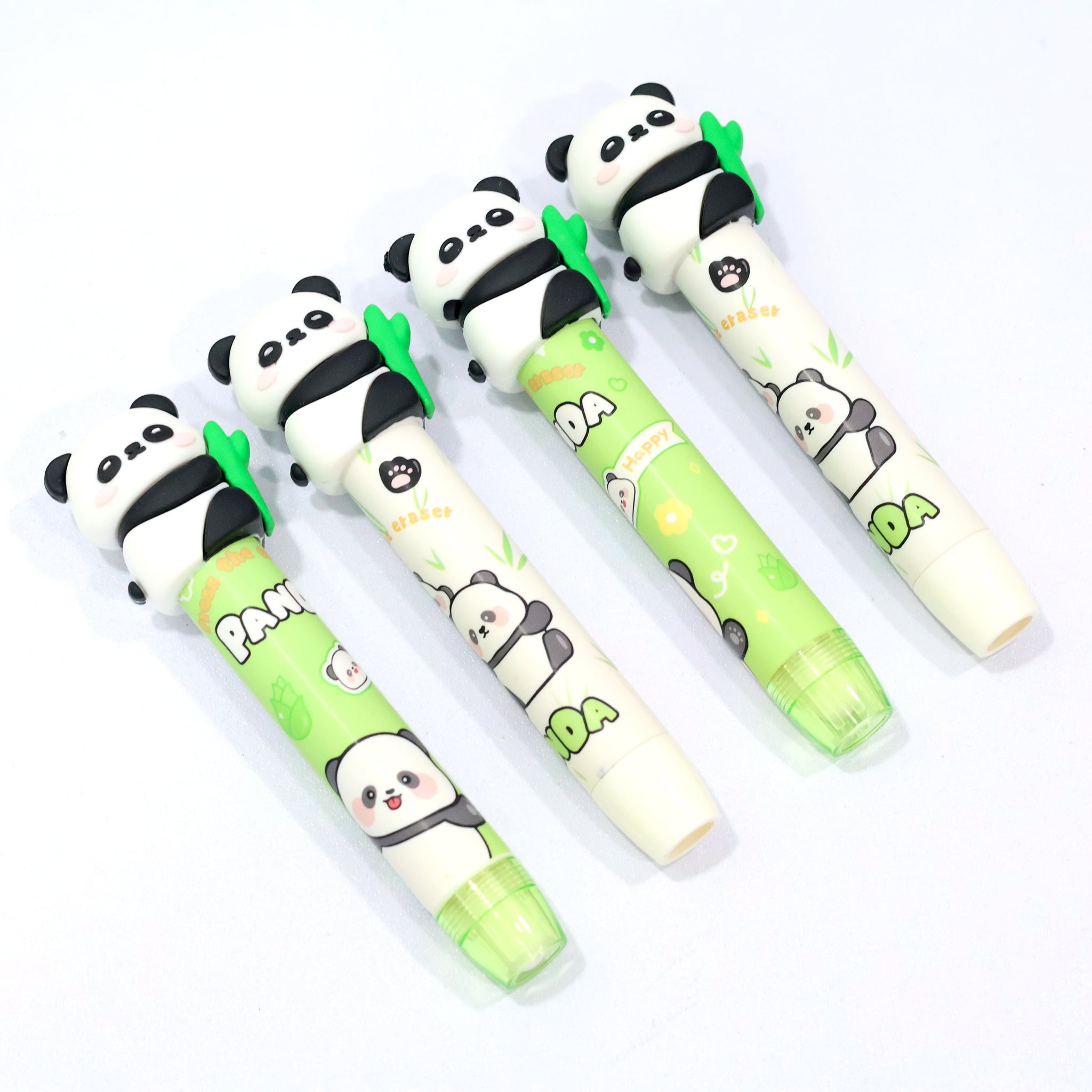 Panda Theme Retractable Sliding Eraser