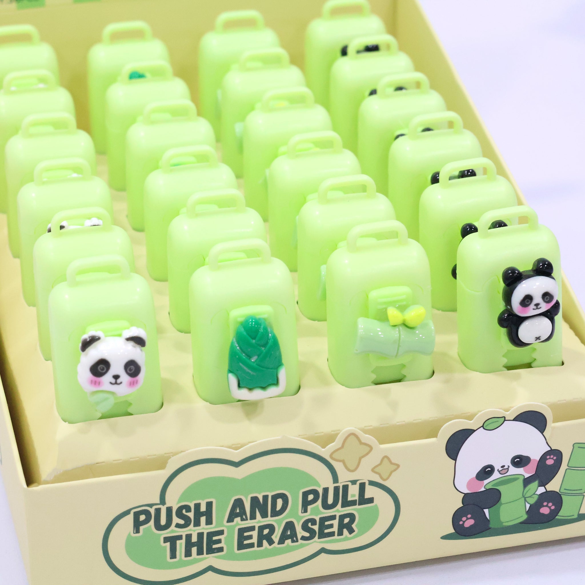 Panda Retractable Sliding Eraser