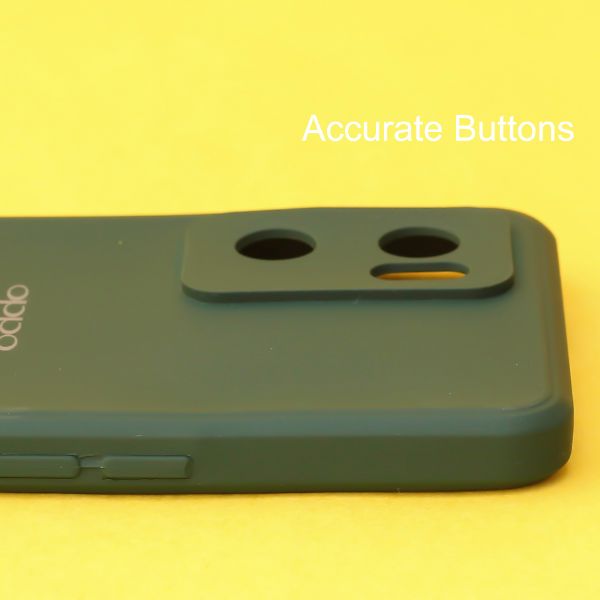 Dark Green Candy Silicone Case for Oppo Reno 7