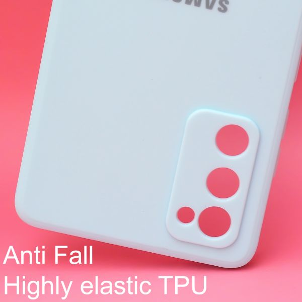 Light Blue Candy Silicone Case for Samsung S21 FE