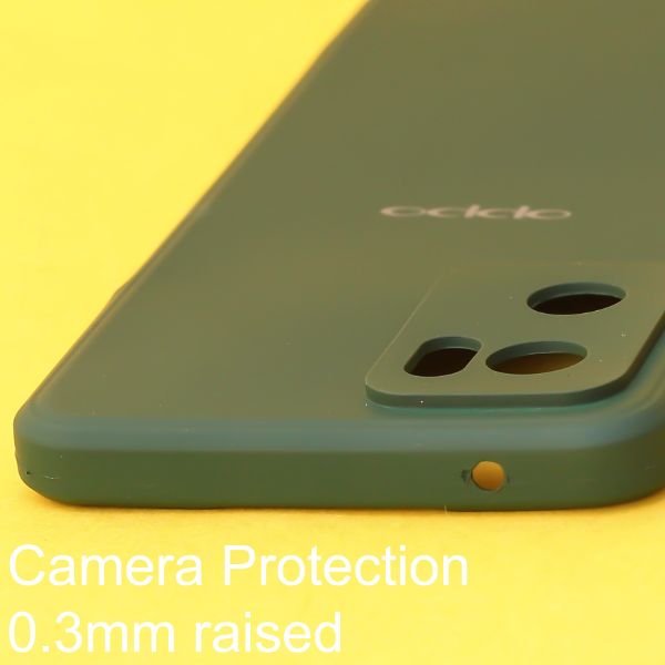 Dark Green Candy Silicone Case for Oppo Reno 7