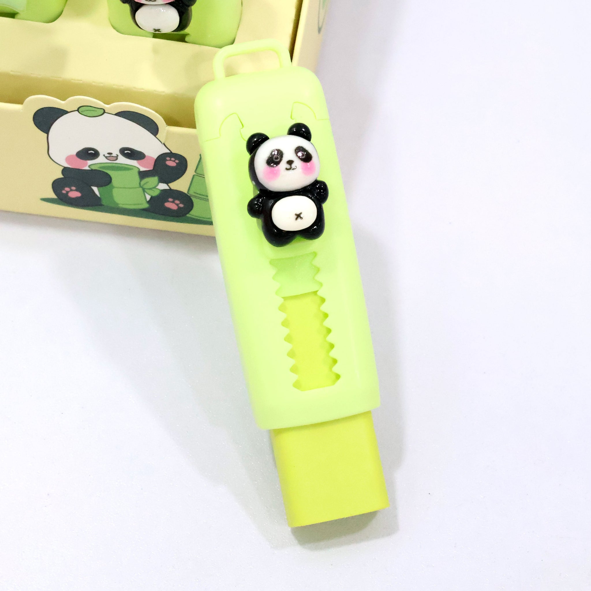 Panda Retractable Sliding Eraser