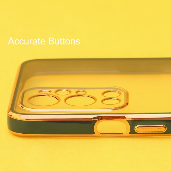 Dark Green Electroplated Transparent Case for Oneplus 9 Pro