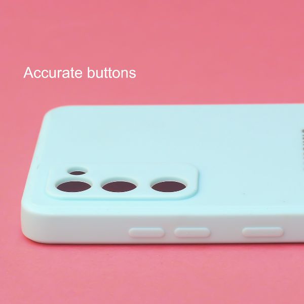 Light Blue Candy Silicone Case for Samsung S21 FE
