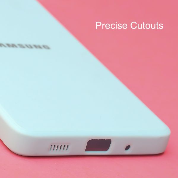 Light Blue Candy Silicone Case for Samsung S21 FE