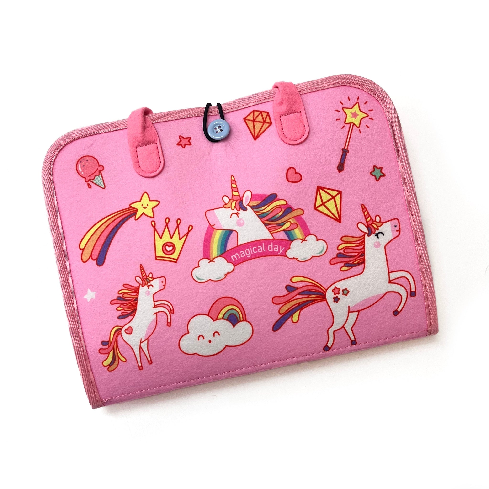 Felt Busy Activity Board - Montessori Learning Fun!