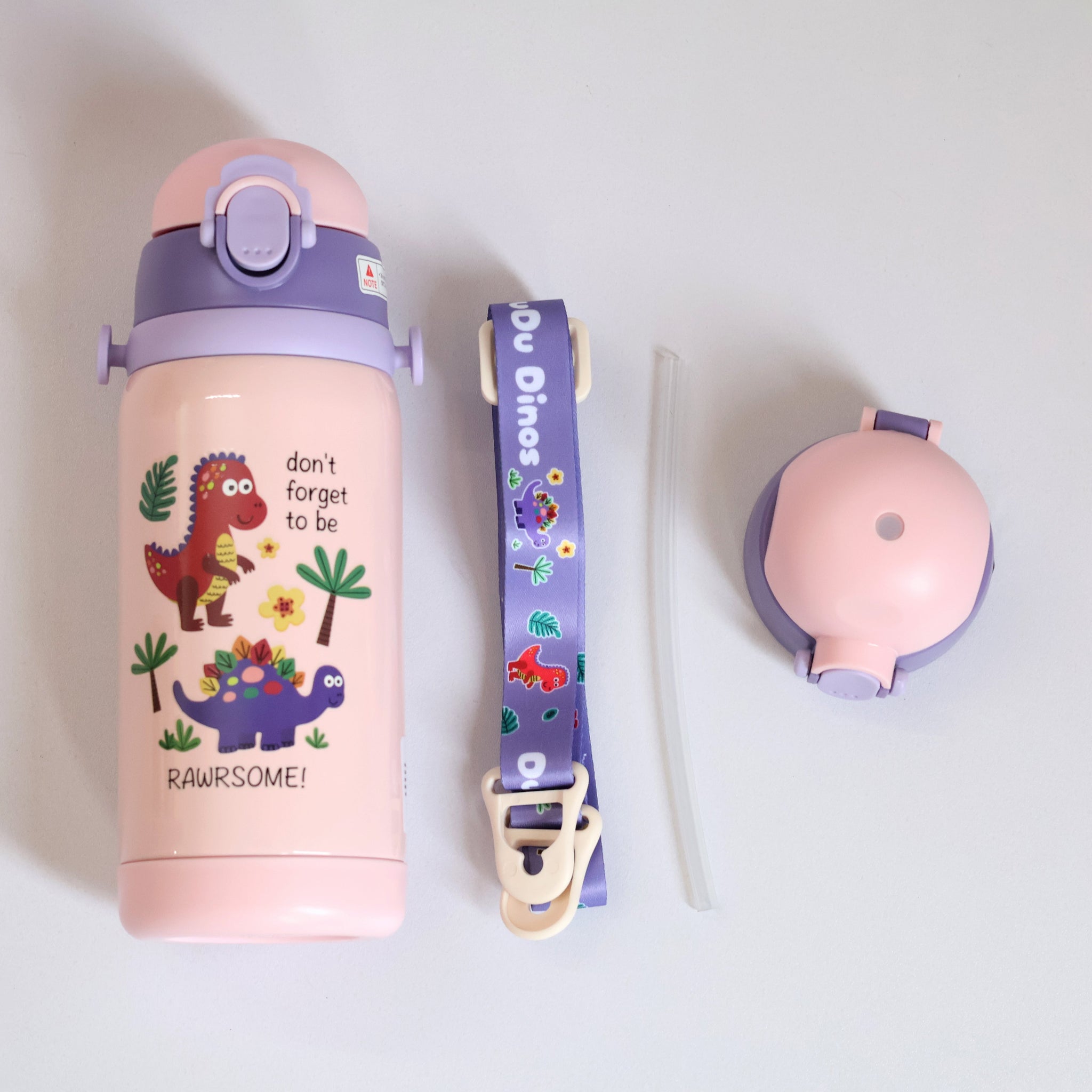 Dudu Dinos 2-in-1 Sipper Bottle | 450ml Leakproof Fun!