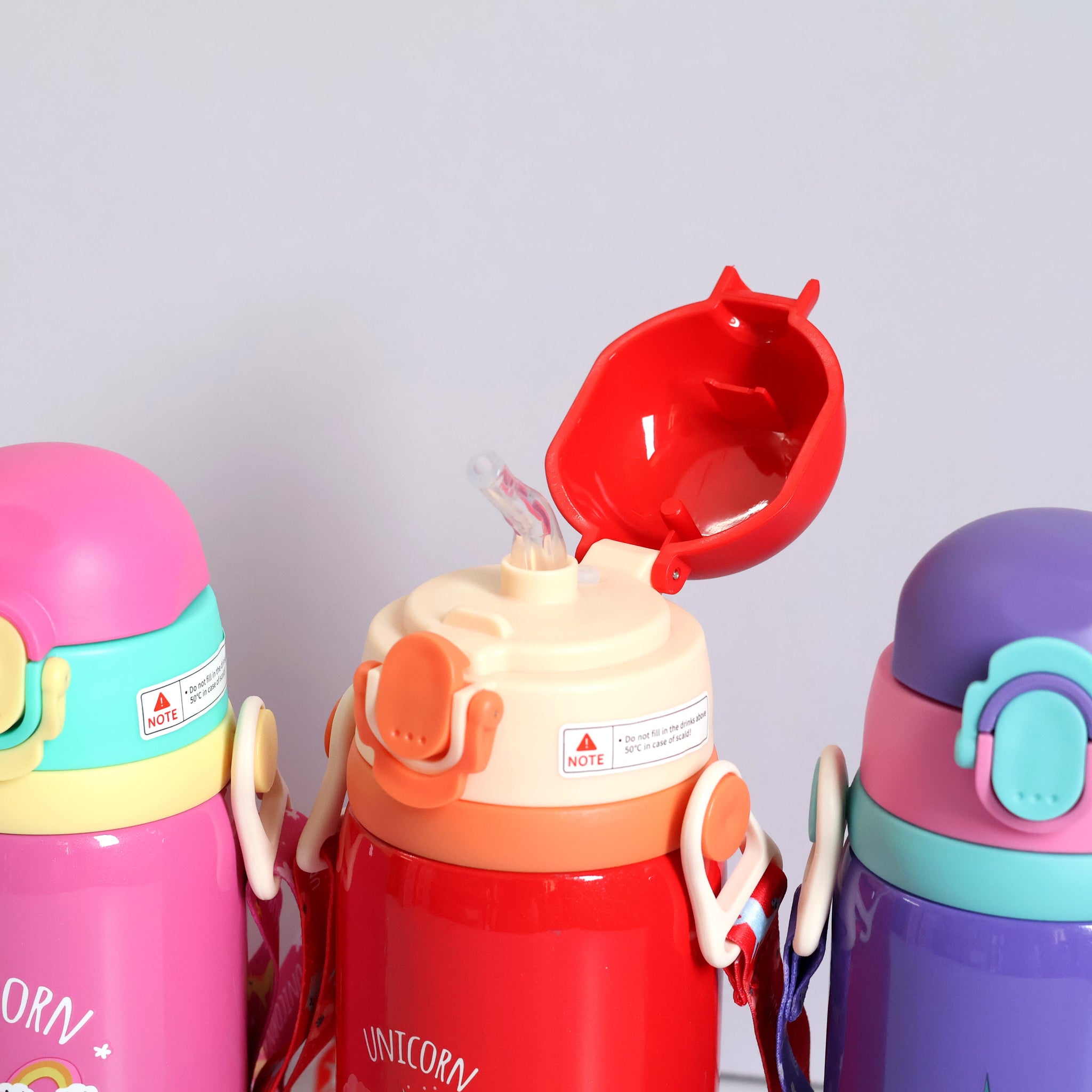 Unicorn Vacuum Bottle – 450ml Double Lid Magic