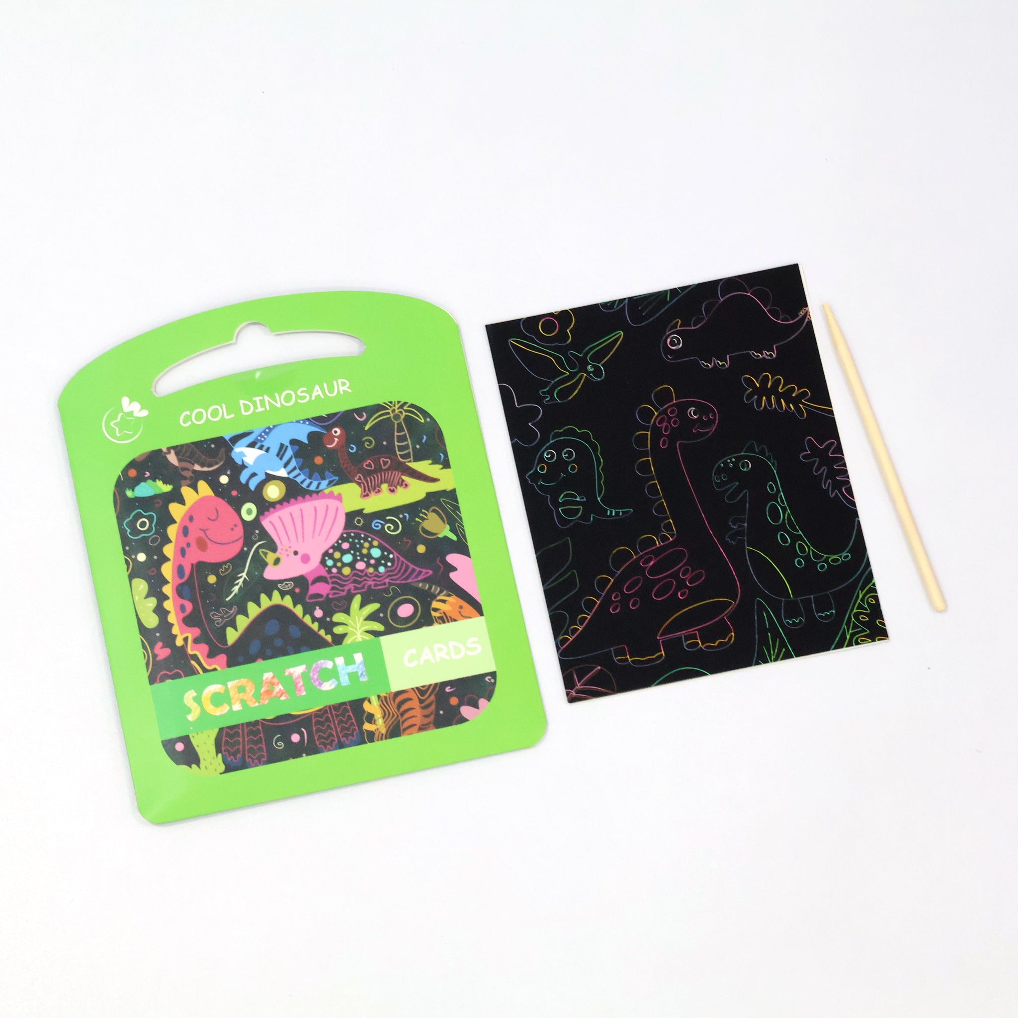 Kids' Painting Fun Scratch Cards 4 Sheets