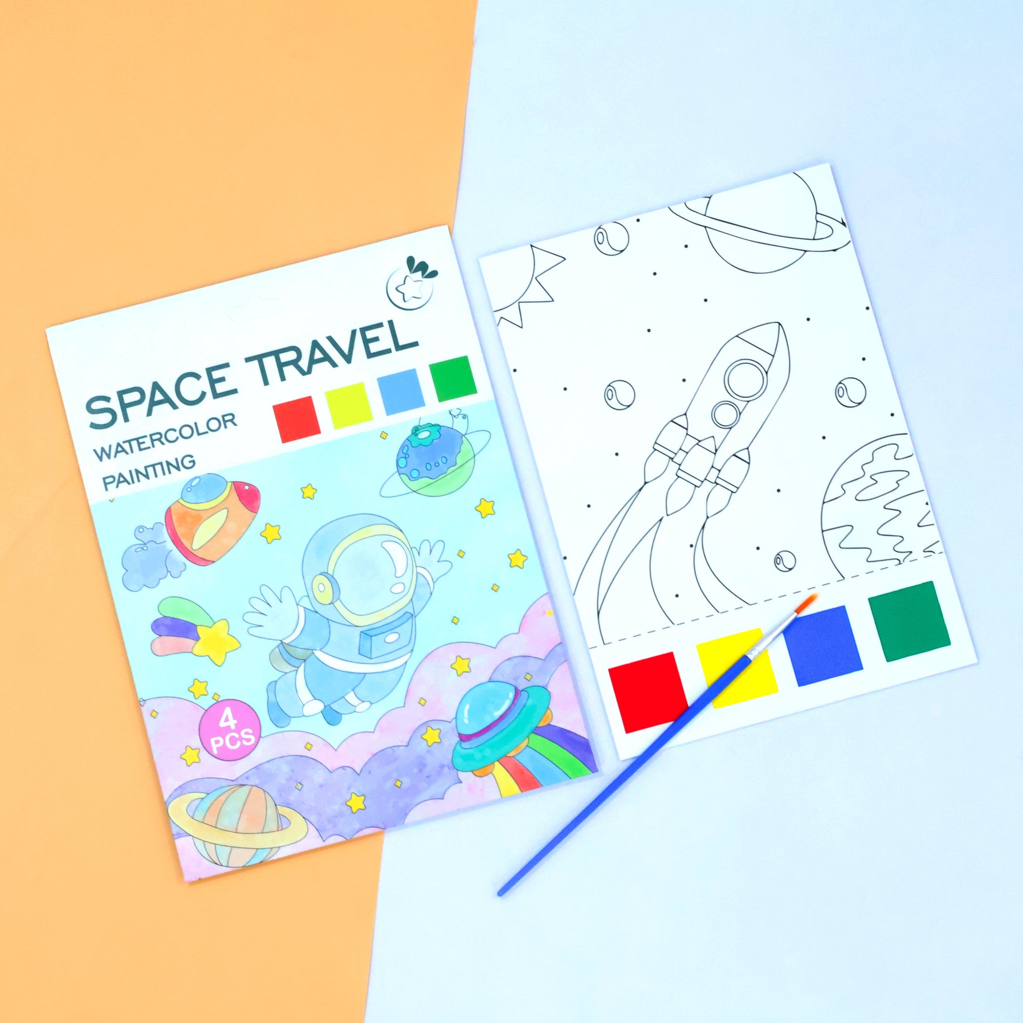 Water Coloring Painting Cards (A5)