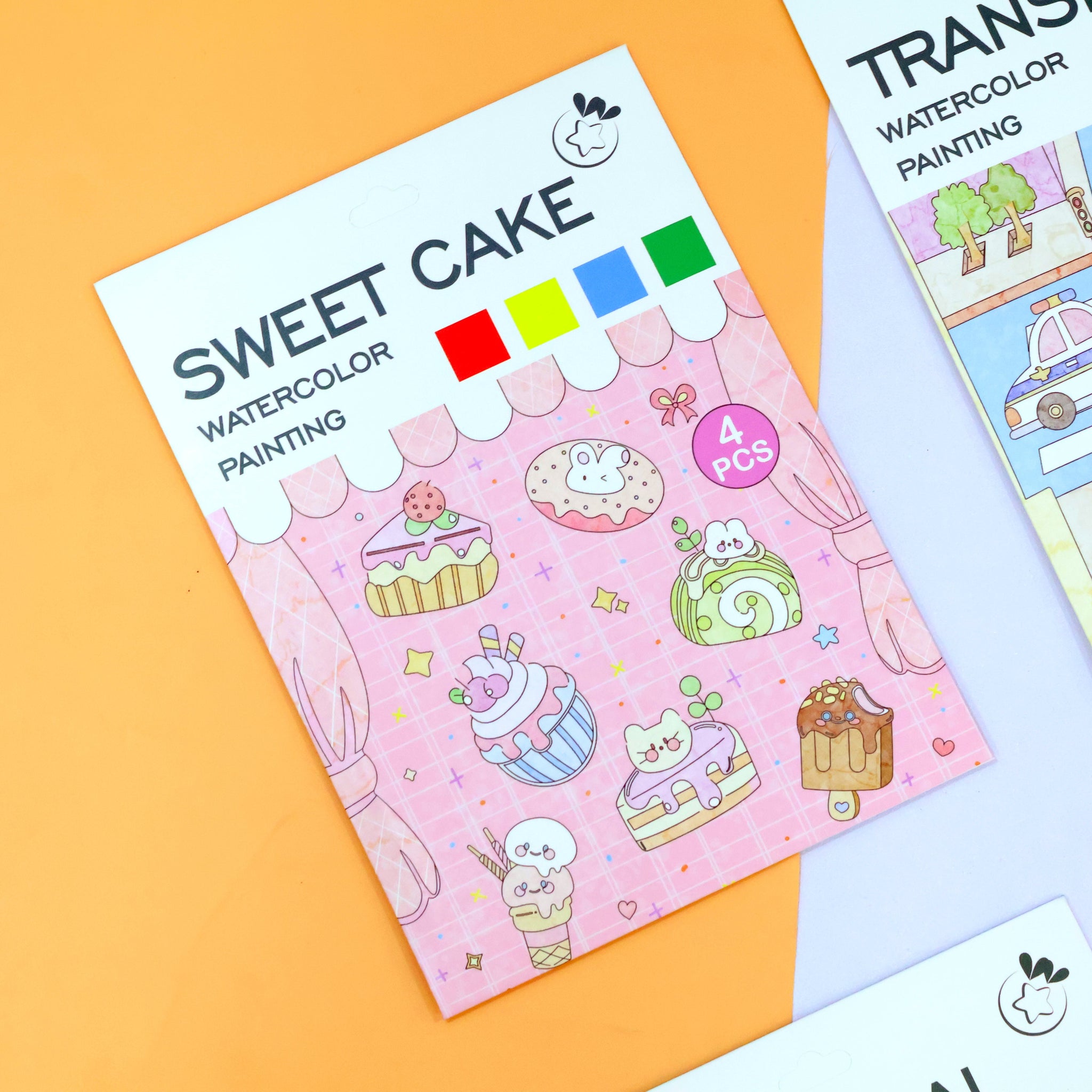 Water Coloring Painting Cards (A5)