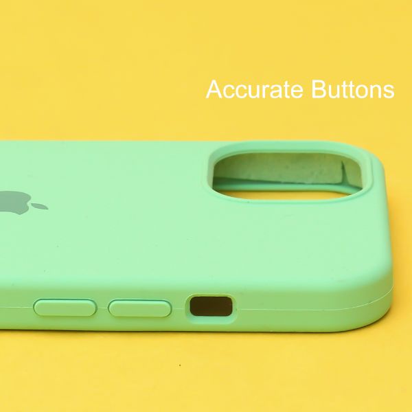 Neon Green Original Silicone case for Apple iphone 12