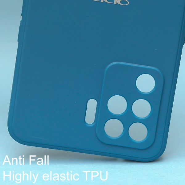 Cosmic Blue Candy Silicone Case for Oppo F19 Pro