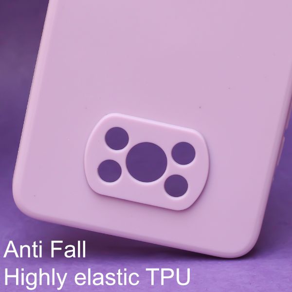 Purple Candy Silicone Case for Poco X3