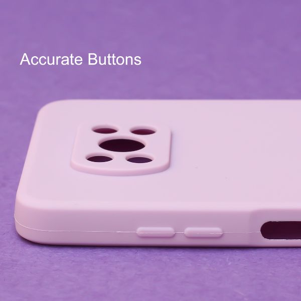 Purple Candy Silicone Case for Poco X3