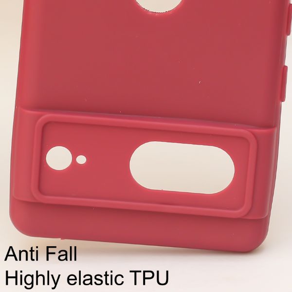 Mehroon Candy Logo Cut Silicone Case for Google Pixel 7