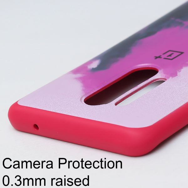 Roseate oil paint mirror case for Oneplus 8 Pro