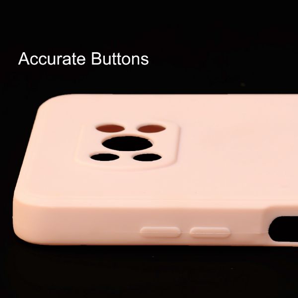 Peach Candy Silicone Case for Poco X3