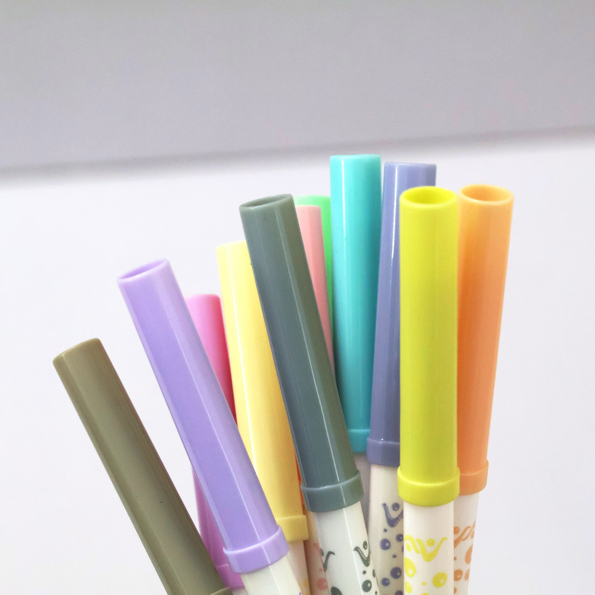 Macaron Pastel Markers | Smooth, Soft & Stylish – Set of 12